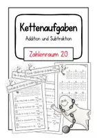 Vorschau - Arbeitsblätter - Kettenaufgaben: Addition und Subtraktion im Zahlenraum 20 - Deckblatt