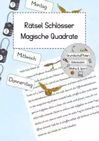 Vorschau - Unterrichtsreihen - Bundle Magische Quadrate - Seite 1