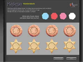 Vorschau - Fördermaterial/Inklusion - Kekse in Form und Guss kombinieren - Deckblatt