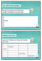 Vorschau - Aufgabenkarten - Aufgabensammlung Futur I - Seite 2