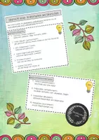 Vorschau - Merkblätter - Wortartenübersicht (alle 10 deutschen Wortarten) - Deckblatt