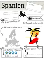 Vorschau - Arbeitsblätter - Allgemeiner Steckbrief zu Spanien - Seite 3
