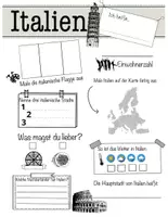 Vorschau - Arbeitsblätter - Allgemeiner Steckbrief zu Italien - Seite 3