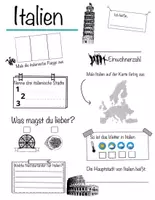 Vorschau - Arbeitsblätter - Allgemeiner Steckbrief zu Italien - Seite 2
