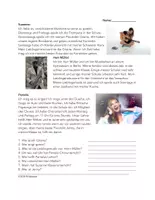 Vorschau - Text - Musik Lesung: Instrumente/Singen/Chor (DaF/DaZ) - Deckblatt
