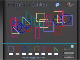 Vorschau - Fördermaterial/Inklusion - Wie viele der jeweiligen Form sind dargestellt? - Deckblatt