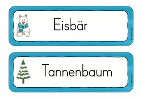 Vorschau - Arbeitsblätter - Laufdiktat/ Schleichdiktat Winter 1. Klasse - Seite 2