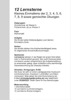 Vorschau - Spiele - 12 Lernsterne zum kleinen Einmaleins - Seite 1