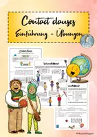 Vorschau - Stundenentwürfe - Contact Clauses - Einführung und Übungen (exercises) - Deckblatt