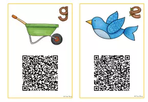 Vorschau - Arbeitsblätter - QR-Code Lesespaziergang: der Nüssedieb - Seite 3