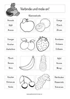 Vorschau - Stationenlernen - Klammerkarte OBST - Seite 2