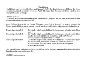 Vorschau - Arbeitsblätter - Hüpfdiktate Zoo – Klasse 4 - Seite 1