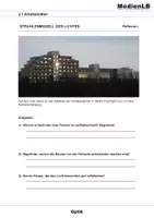 Vorschau - Arbeitsblätter - Optik - Eigenschaften des Lichtes - Seite 1