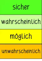 Vorschau - Präsentationen/Tafelbilder - Wahrscheinlichkeitsskala - Seite 1