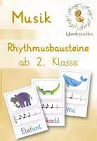 Vorschau - Arbeitsblätter - Rhythmusbausteine Musikunterricht (Tiere) - Deckblatt