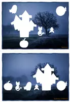 Vorschau - Stationenlernen - Lesespiel Halloween differenziert - Seite 2