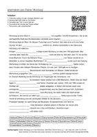 Vorschau - Arbeitsblätter - Arbeitsblätter zum Thema "Würzburg" + Lösung & MP3 + - Deckblatt