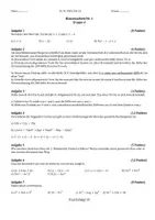 Vorschau - Klassenarbeiten - Klassenarbeit Variable, Terme und Binomische Formeln - Deckblatt