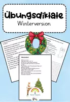 Vorschau - Arbeitsblätter - Übungsdiktate Weihnachten/Winter #weihnachtenauflmp - Deckblatt