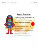 Vorschau - Arbeitsblätter - Satzgliedertraining mit den Superhelden - Paula Prädikat - Seite 2