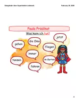 Vorschau - Arbeitsblätter - Satzgliedertraining mit den Superhelden - Paula Prädikat - Seite 3