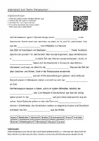 Vorschau - Arbeitsblätter - Arbeitsblätter zum Thema "Renaissance" + Lösung & MP3 + Mindmap + Infografik - Deckblatt