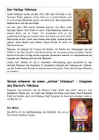 Vorschau - Arbeitsblätter - Bischof Nikolaus: Informationen und Merkmale eines "echten" Nikolaus - Seite 1