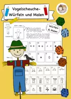 Vorschau - Stundenentwürfe - Kunst Grundschule Würfeln und Malen Vogelscheuche - Deckblatt