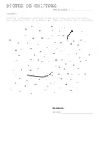 Vorschau - Spiele - Zahlendiktat 1-100 / Dictée de chiffres FLE (intermédiaire) - Deckblatt