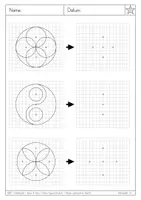 Vorschau - Arbeitsblätter - Arbeitsblätter - Raum & Form - Muster nachzeichnen - Seite 2