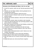 Vorschau - Arbeitsblätter - Vor, während, nach - Zeitformen in der richtigen Reihenfolge - Deckblatt