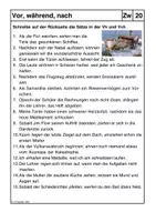 Vorschau - Arbeitsblätter - Vor, während, nach - Zeitformen in der richtigen Reihenfolge - Seite 2