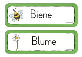 Vorschau - Arbeitsblätter - Laufdiktat/ Schleichdiktat Frühling Klasse 1 - Seite 3
