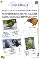 Vorschau - Arbeitsblätter - New Zealand’s animals and plants (Reading/Listening/Playing) - Flora & Fauna #edukilights22 - Seite 3