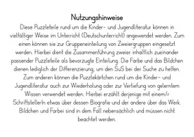 Vorschau - Spiele - Puzzleteile Kinder- und Jugendliteratur - Seite 2