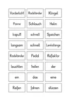 Vorschau - Arbeitsblätter - Thematische Wörtersammlung FAHRRAD - Seite 3