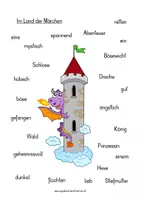 Vorschau - Arbeitsblätter - Thematische Wörtersammlung MÄRCHEN - Seite 1