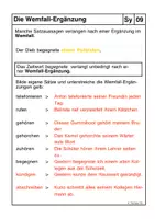 Vorschau - Arbeitsblätter - Grammatik-Übungspaket - Ergänzungen/Objekte - Seite 1