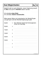 Vorschau - Arbeitsblätter - Grammatik-Übungspaket - Ergänzungen/Objekte - Seite 2