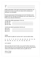 Vorschau - Arbeitsblätter - Primzahlen, Teiler, Vielfache - Aufgaben und Lösungen - Seite 2