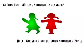 Vorschau - Bildkarten - Materialien Diskussion autofreie Straße - Deckblatt