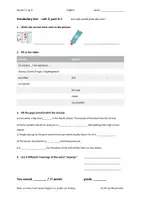 Vorschau - Test - Vocabulary test access 5 unit 2 part A für Jahrgang 9 - Seite 2