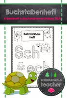 Vorschau - Arbeitsblätter - Buchstabenhefte Paket 4 Buchstaben Ö Ü Ä Sch G J - Seite 1