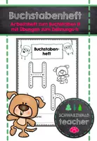 Vorschau - Arbeitsblätter - Buchstabenheft zum Hh mit Übungen zum Dehnungs-h - Deckblatt