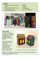 Vorschau - Mal- und Bastelvorlagen - Adventskalender Musterhaus-Stadt zum Basteln - Seite 2