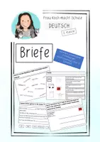 Vorschau - Arbeitsblätter - Mini- Heft: BRIEFE Mehrfach differenziert, Schreiben, Lesen - Deckblatt