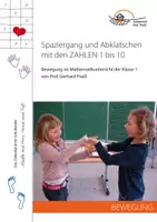 Vorschau - Anderer Materialtyp - Spaziergang und Abklatschen mit den ZAHLEN 1 bis 10 - Deckblatt