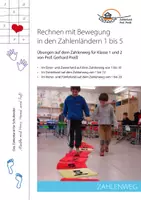 Vorschau - Spiele - Rechnen mit Bewegung in den Zahlenländern 1 bis 5 - Deckblatt