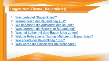 Vorschau - Arbeitsblätter - Arbeitsblätter zum Thema "Bauernkrieg" + Lösung & Fragen & MP3 + Mindmap + Infografik - Seite 3