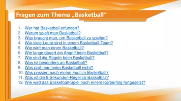 Vorschau - Arbeitsblätter - Arbeitsblätter zum Thema "Basketball" + Lösung & Fragen & MP3 + Mindmap + Infografik - Seite 3